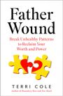 "Father Wound: Break Unhealthy Patterns to Reclaim Your Worth and Power." Zwei Puzzleteile mit einem gebrochenen Herz.