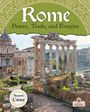 Der Text lautet: "Rome: Power, Trade, and Empire." Im Hintergrund sind antike römische Ruinen zu sehen.