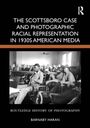 Oben: "The Scottsboro Case and Photographic Racial Representation in 1930s American Media." Unten: "Barnaby Haran." Gerichtssaal.