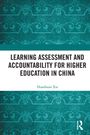 Text: "Learning Assessment and Accountability for Higher Education in China" von Huanhuan Xia. Ein grünes, gemustertes Cover.