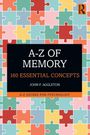 „A-Z of Memory: 160 Essential Concepts“ von John P. Aggleton, Puzzle-Design-Hintergrund.