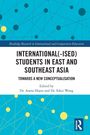 Text: "International(-ised) Students in East and Southeast Asia" mit blauem Hintergrund und gelben, verbundenen Kreisen.