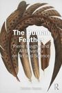 Text: "The Human Feather. Pierre Huyghe and Ali Brivanlou on Art and Science. Kristine Roome." Illustration von Federn.