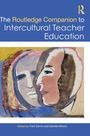 „The Routledge Companion to Intercultural Teacher Education“ in weißer und blauer Schrift. Zwei Gesichter, kunstvoll dargestellt.