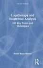 "Logotherapy and Existential Analysis. 100 Key Points and Techniques. Pninit Russo-Netzer." Blauer Hintergrund, weißer Text.
