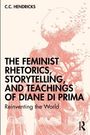 Titel: "THE FEMINIST RHETORICS, STORYTELLING, AND TEACHINGS OF DIANE DI PRIMA". Illustration einer sitzenden Person.