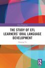 Text: "China Perspectives", "THE STUDY OF EFL LEARNERS' ORAL LANGUAGE DEVELOPMENT", "Hanjing Yu". Bunte geometrische Formen.