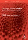 Text: "Language, Speech and Mind" und "Studies in Honour of Victoria A. Fromkin". Hintergrund: Rote, wabenartige Struktur.