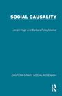 SOCIAL CAUSALITY, Autoren: Jerald Hage und Barbara Foley Meeker, CONTEMPORARY SOCIAL RESEARCH, Logo mit menschlichem Profil.