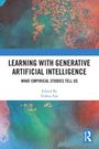 Titel: "LEARNING WITH GENERATIVE ARTIFICIAL INTELLIGENCE", darunter "WHAT EMPIRICAL STUDIES TELL US". Cover mit abstraktem Farbverlauf.