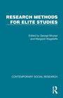 Research Methods for Elite Studies, Buch
