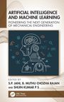 "ARTIFICIAL INTELLIGENCE AND MACHINE LEARNING" steht oben. Darunter ein illustriertes Profil eines Mensch-Roboter-Kopfes.