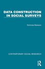 Nicholas Bateson: Data Construction in Social Surveys, Buch