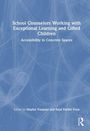"School Counselors Working with Exceptional Learning and Gifted Children: Accessibility in Concrete Spaces." Cover in Blau.