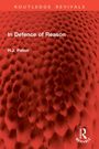 "In Defence of Reason" von H.J. Paton, oben "ROUTLEDGE REVIVALS". Rot gemusterter Hintergrund.