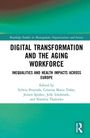 Titel: "Digital Transformation and the Aging Workforce". Hellblau-grüner Hintergrund mit Routledge-Logo.