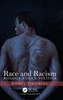 "Race and Racism: Biology, Ethics, Politics." Illustration: Ein Mann mit Narben auf dem Rücken, dunkler Hintergrund.