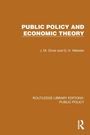 Titel: PUBLIC POLICY AND ECONOMIC THEORY. Autoren: J. M. Oliver und G. H. Webster. Verlag: ROUTLEDGE LIBRARY EDITIONS. Hintergrund ist braun.