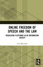 Ewa Milczarek: Online Freedom of Speech and the Law, Buch