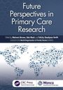 Titel: "Future Perspectives in Primary Care Research". Weltkarte aus medizinischen Symbolen, Logos von CRC Press und Wonca.