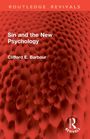 "Sin and the New Psychology, Clifford E. Barbour". Hintergrund: rote, strukturierte Oberfläche. Logo unten rechts.