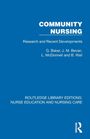 Titel: "Community Nursing". Autoren: G. Baker, J.M. Bevan, L. McDonnell, B. Wall. Blaues Cover, schlichtes Design.