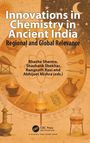 Text: „Innovations in Chemistry in Ancient India: Regional and Global Relevance“. Illustration mit alchemistischen Symbolen.