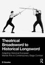 "Theatrical Broadsword to Historical Longsword" von D Granke. Zwei Personen fechten mit Schwertern, dynamische Pose.