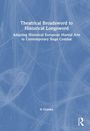 Titel: "Theatrical Broadsword to Historical Longsword." Autor: D Granke. Abstrakte, blaue Hintergrundgrafik.