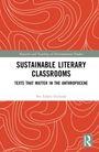 „SUSTAINABLE LITERARY CLASSROOMS: TEXTS THAT MATTER IN THE ANTHROPOCENE“ von Per Esben Svelstad. Rotes, wellenförmiges Muster.