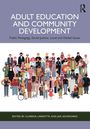 "Adult Education and Community Development. Public Pedagogy, Social Justice, Local and Global Issues. Illustration: Diverse Gruppe von Menschen."