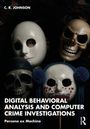 Titel: "Digital Behavioral Analysis and Computer Crime Investigations." Vier Masken mit unterschiedlichen Ausdrücken.