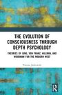 „The Evolution of Consciousness Through Depth Psychology“ von Vanessa Jankowski. Bunte abstrakte Hintergrundillustration.