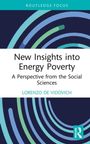 Titel: "New Insights into Energy Poverty". Untertitel: "A Perspective from the Social Sciences". Autor: Lorenzo de Vidovich. Farbiges, kreisförmiges Muster.