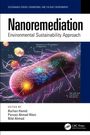 Ein Buchcover mit dem Titel "Nanoremediation: Environmental Sustainability Approach". Illustration eines bunten Mikroskops.