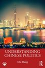 Buchtitel: "Understanding Chinese Politics" von Chi Zhang. Skyline von Shanghai, prominent der Oriental Pearl Tower.