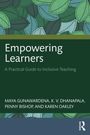 Cover für "Empowering Learners: A Practical Guide to Inclusive Teaching" von Maya Gunawardena und anderen. Blätterdesign.
