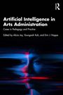 Titel: "Artificial Intelligence in Arts Administration". Bunte Linien über einem Gesicht, teils im Schatten.