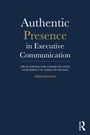 "Authentic Presence in Executive Communication. The playbook for communicating with impact in times of change. Trine Bastian." Dunkler Hintergrund.