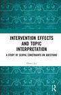 Dawei Jin: Intervention Effects and Topic Interpretation, Buch