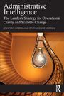 Text: "Administrative Intelligence", "The Leader’s Strategy for Operational Clarity and Scalable Change", Autoren. Spiral-Treppe in Glühbirnenform.