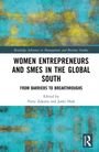 Titel: WOMEN ENTREPRENEURS AND SMES IN THE GLOBAL SOUTH. Hintergrund in Blau und Gelb mit Routledge-Logo.