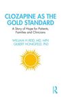 Text: "Clozapine as the Gold Standard. A Story of Hope for Patients, Families and Clinicians." Sonne, stilisiert.