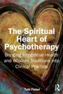 „The Spiritual Heart of Psychotherapy“ in weißem Text auf einem abstrakten Gemälde eines Herzens.