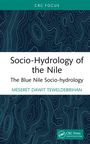 Text: "Socio-Hydrology of the Nile: The Blue Nile Socio-hydrology" von Meseret Dawit Teweldebrihan. Hintergrund mit topografischen Linien.