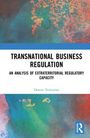"Transnational Business Regulation", darunter "An Analysis of Extraterritorial Regulatory Capacity". Bunte abstrakte Kunst.