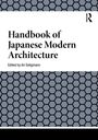 "Handbook of Japanese Modern Architecture" von Ari Seligmann. Hexagonales Muster in Grau-Schwarz darunter.