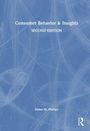 "Consumer Behavior & Insights, Second Edition, Diane M. Phillips." Blaues Cover mit weißen, abstrakten Linien.