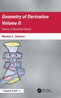 "Geometry of Derivation Volume II" von Norman L. Johnson zeigt eine Illustration mit ineinander verschlungenen Strukturen.
