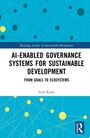 Text: "AI-Enabled Governance Systems for Sustainable Development: From Goals to Ecosystems" von Lotfi Kaabi. Blaues Design mit Punkten und Linien.